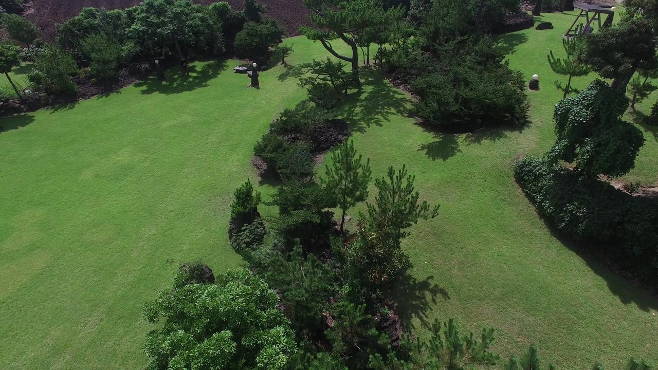 Jeju Bille Log Pension Szogüpho Kültér fotó