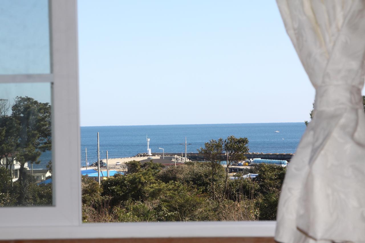 Jeju Bille Log Pension Szogüpho Kültér fotó